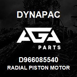 D966085540 Dynapac RADIAL PISTON MOTOR | AGA Parts