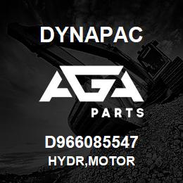 D966085547 Dynapac HYDR,MOTOR | AGA Parts