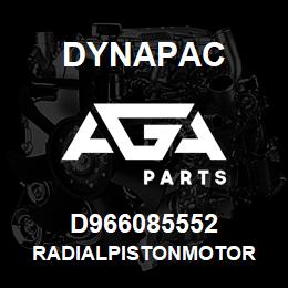 D966085552 Dynapac RADIALPISTONMOTOR | AGA Parts