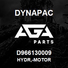 D966130009 Dynapac HYDR,-MOTOR | AGA Parts