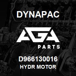 D966130016 Dynapac HYDR MOTOR | AGA Parts