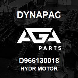 D966130018 Dynapac HYDR MOTOR | AGA Parts