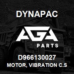 D966130027 Dynapac MOTOR, VIBRATION C.S. LEFT HAND | AGA Parts