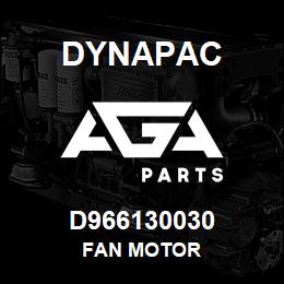 D966130030 Dynapac FAN MOTOR | AGA Parts