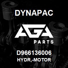 D966136006 Dynapac HYDR,-MOTOR | AGA Parts