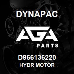 D966136220 Dynapac HYDR MOTOR | AGA Parts