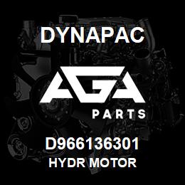 D966136301 Dynapac HYDR MOTOR | AGA Parts