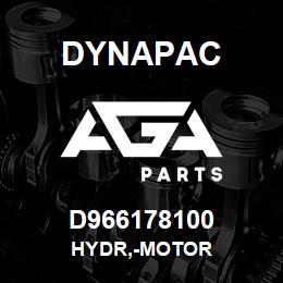 D966178100 Dynapac HYDR,-MOTOR | AGA Parts