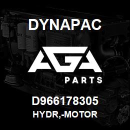 D966178305 Dynapac HYDR,-MOTOR | AGA Parts