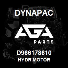 D966178610 Dynapac HYDR MOTOR | AGA Parts