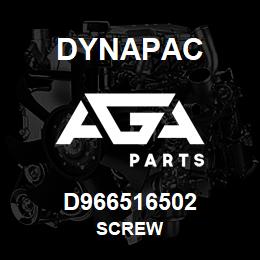 D966516502 Dynapac SCREW | AGA Parts