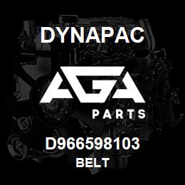 D966598103 Dynapac BELT | AGA Parts