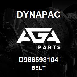 D966598104 Dynapac BELT | AGA Parts