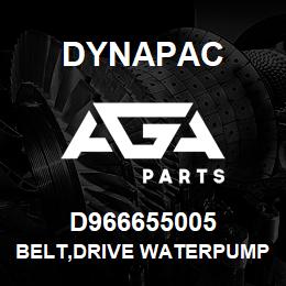 D966655005 Dynapac BELT,DRIVE WATERPUMP | AGA Parts