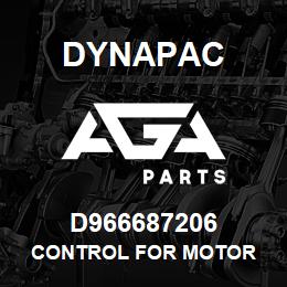 D966687206 Dynapac CONTROL FOR MOTOR | AGA Parts