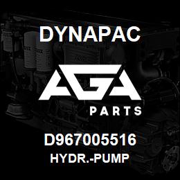 D967005516 Dynapac HYDR.-PUMP | AGA Parts