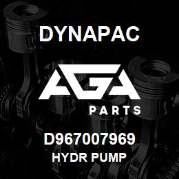 D967007969 Dynapac HYDR PUMP | AGA Parts