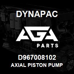 D967008102 Dynapac AXIAL PISTON PUMP | AGA Parts