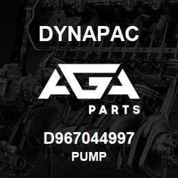 D967044997 Dynapac PUMP | AGA Parts