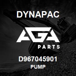 D967045901 Dynapac PUMP | AGA Parts