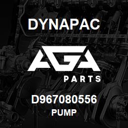 D967080556 Dynapac PUMP | AGA Parts