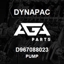 D967088023 Dynapac PUMP | AGA Parts