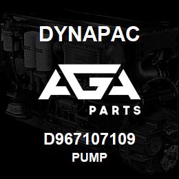 D967107109 Dynapac PUMP | AGA Parts