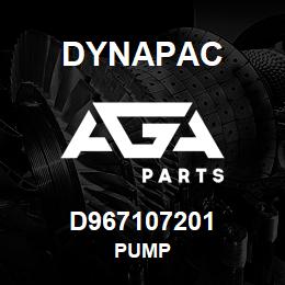 D967107201 Dynapac PUMP | AGA Parts