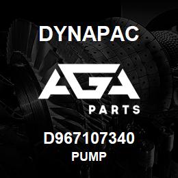 D967107340 Dynapac PUMP | AGA Parts