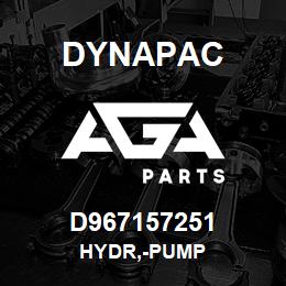 D967157251 Dynapac HYDR,-PUMP | AGA Parts