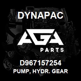 D967157254 Dynapac PUMP, HYDR. GEAR | AGA Parts