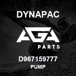 D967159777 Dynapac PUMP | AGA Parts