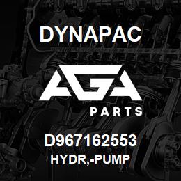 D967162553 Dynapac HYDR,-PUMP | AGA Parts