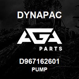 D967162601 Dynapac PUMP | AGA Parts