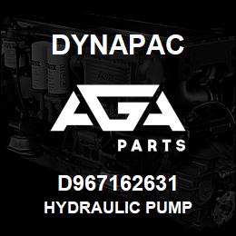 D967162631 Dynapac HYDRAULIC PUMP | AGA Parts