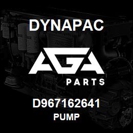 D967162641 Dynapac PUMP | AGA Parts