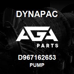 D967162653 Dynapac PUMP | AGA Parts