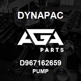 D967162659 Dynapac PUMP | AGA Parts