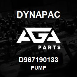 D967190133 Dynapac PUMP | AGA Parts