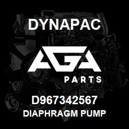 D967342567 Dynapac DIAPHRAGM PUMP | AGA Parts