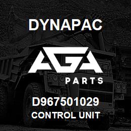 D967501029 Dynapac CONTROL UNIT | AGA Parts