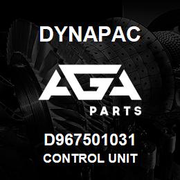 D967501031 Dynapac CONTROL UNIT | AGA Parts