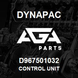 D967501032 Dynapac CONTROL UNIT | AGA Parts