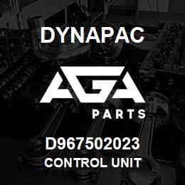 D967502023 Dynapac CONTROL UNIT | AGA Parts