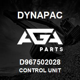 D967502028 Dynapac CONTROL UNIT | AGA Parts