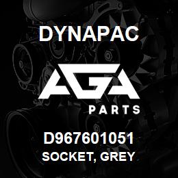 D967601051 Dynapac SOCKET, GREY | AGA Parts