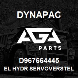 D967664445 Dynapac EL HYDR SERVOVERSTELLUNG | AGA Parts