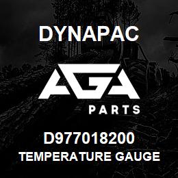 D977018200 Dynapac TEMPERATURE GAUGE | AGA Parts