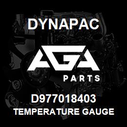 D977018403 Dynapac TEMPERATURE GAUGE | AGA Parts