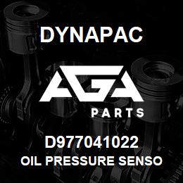 D977041022 Dynapac OIL PRESSURE SENSO | AGA Parts